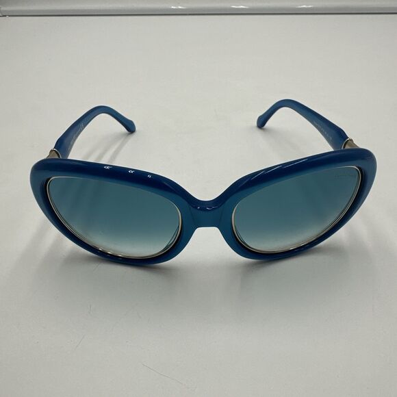 ROBERTO CAVALLI Sunglasses Acqua 781S 87W Bright Blue With Gold Trim main image 8